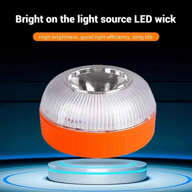 Luz De Emergencia V16 Homologada por DGT - Recargable USB con Imán