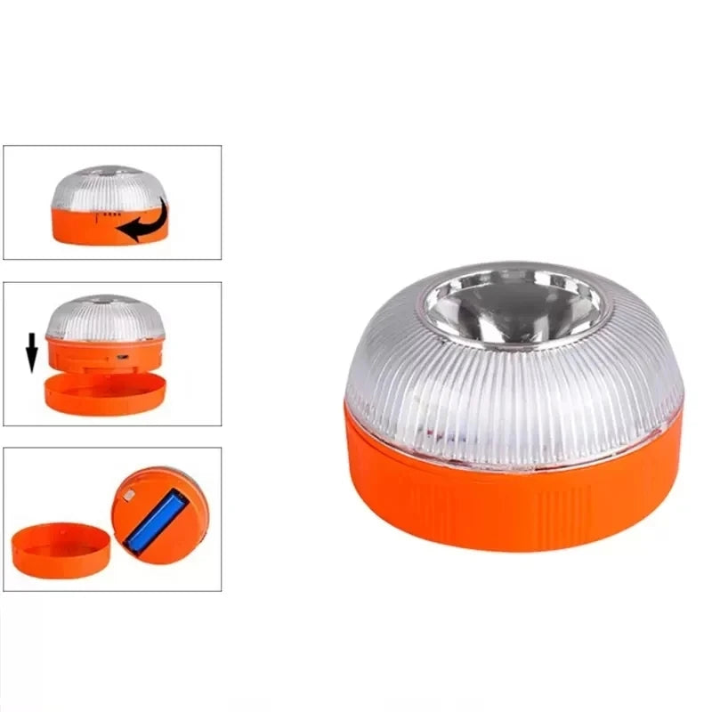 Luz De Emergencia V16 Homologada por DGT - Recargable USB con Imán